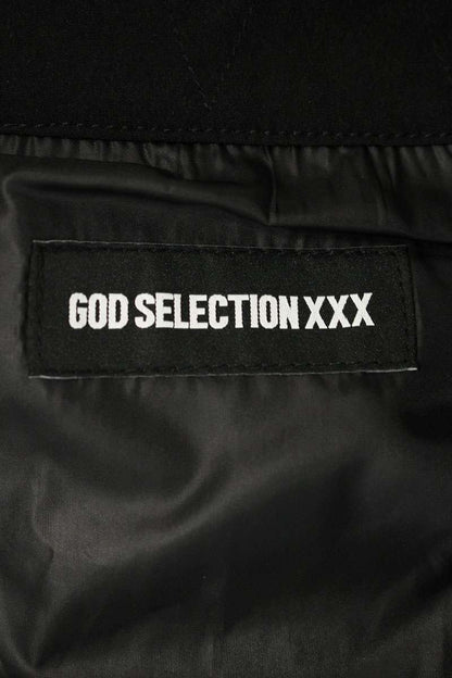 GOD SELECTION XXX Half-Zip Nylon Blouson Black Size M