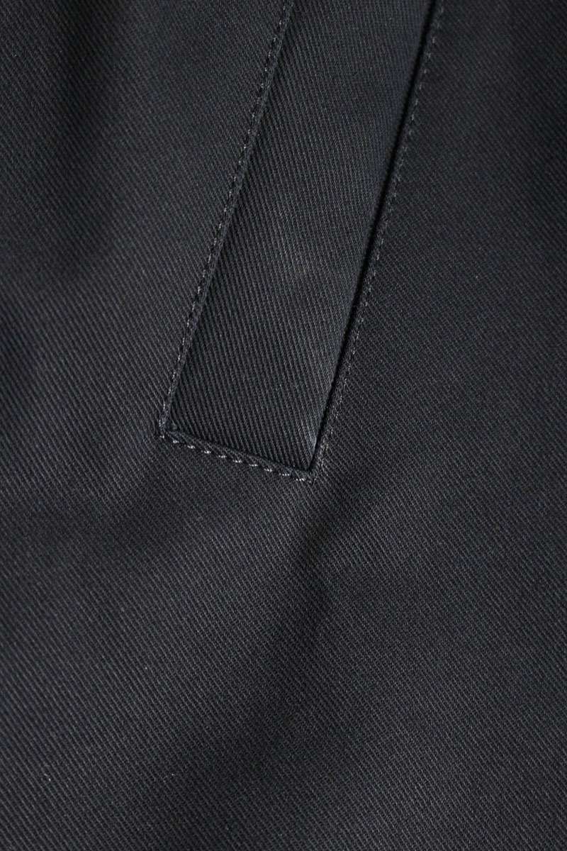 CELINE Triomphe Embroidered Hooded Zip Blouson Navy Size XS