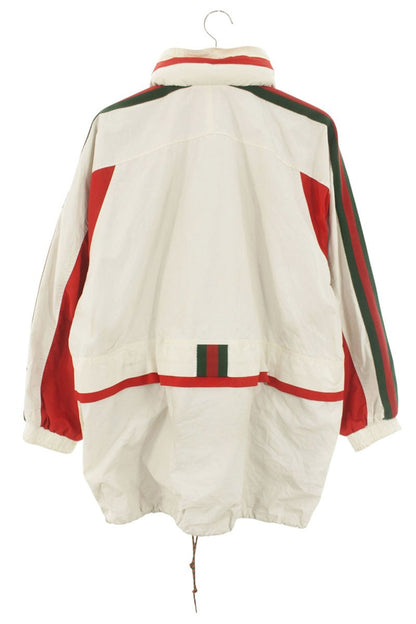 GUCCI Multi Logo Patch Nylon Hooded Blouson Size M