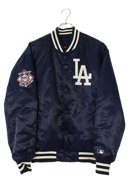 F.C.R.B Logo Embroidered All-Over Print Blouson Blue Size S