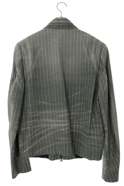 DIESEL Multi Stripe Wool Zip Blouson Size S