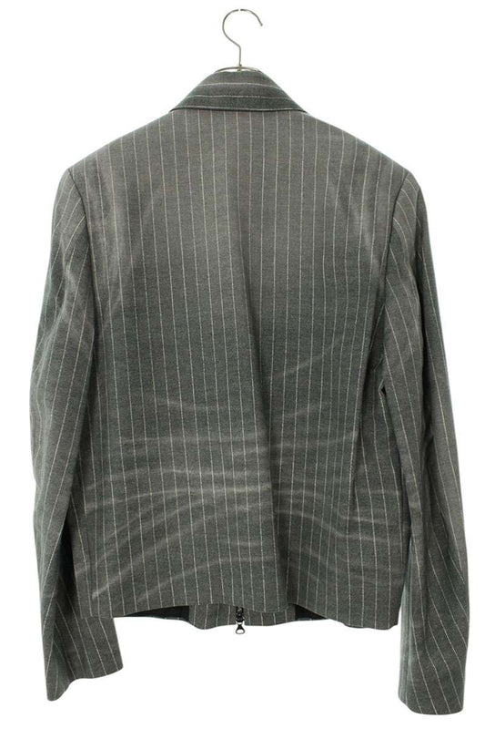 DIESEL Multi Stripe Wool Zip Blouson Size S