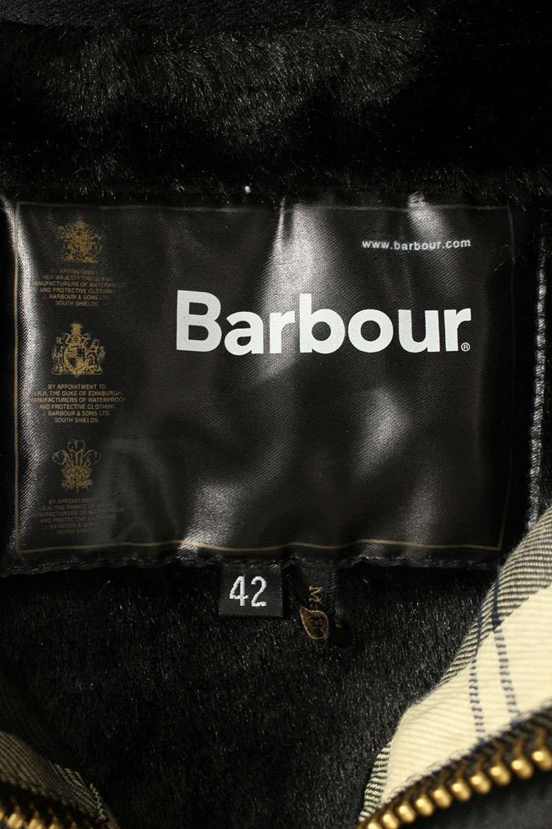 Barbour Fur Jacket Green Size 42