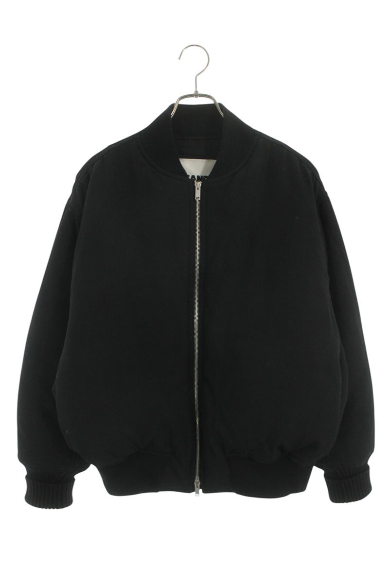 JILSANDER Elbow Patch Padded Bomber JKT Black Size S