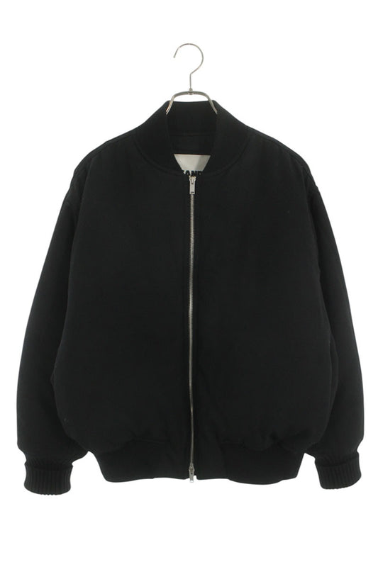 JILSANDER Elbow Patch Padded Bomber JKT Black Size S
