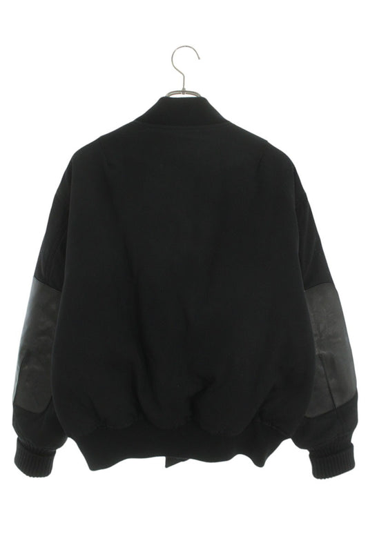 JILSANDER Elbow Patch Padded Bomber JKT Black Size S