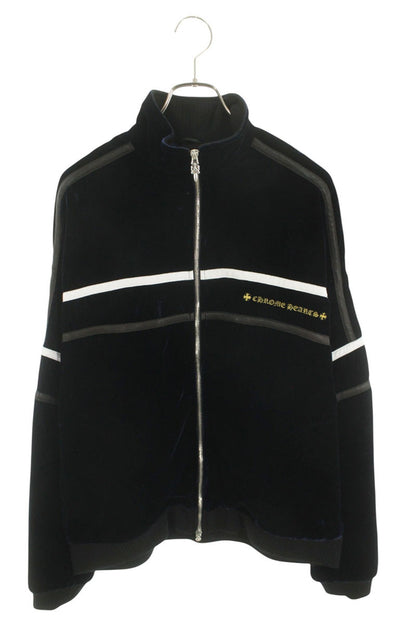 Chrome Hearts VELVET TRACKSUIT JACKET Velour Zip Size L