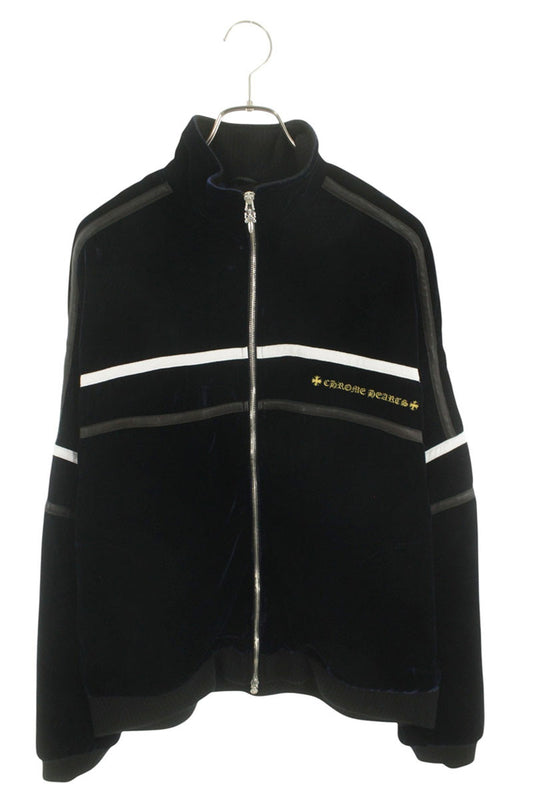 Chrome Hearts VELVET TRACKSUIT JACKET Velour Zip Size L