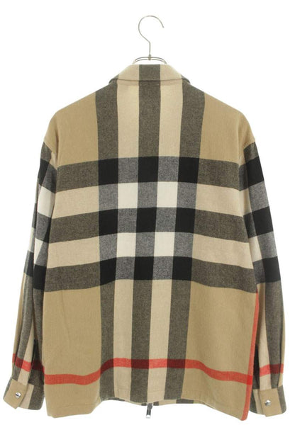 Burberry Brown Check Zip Blouson Size XS