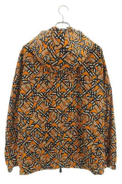 Burberry TB Logo Hooded Blouson Orange x Beige Size M