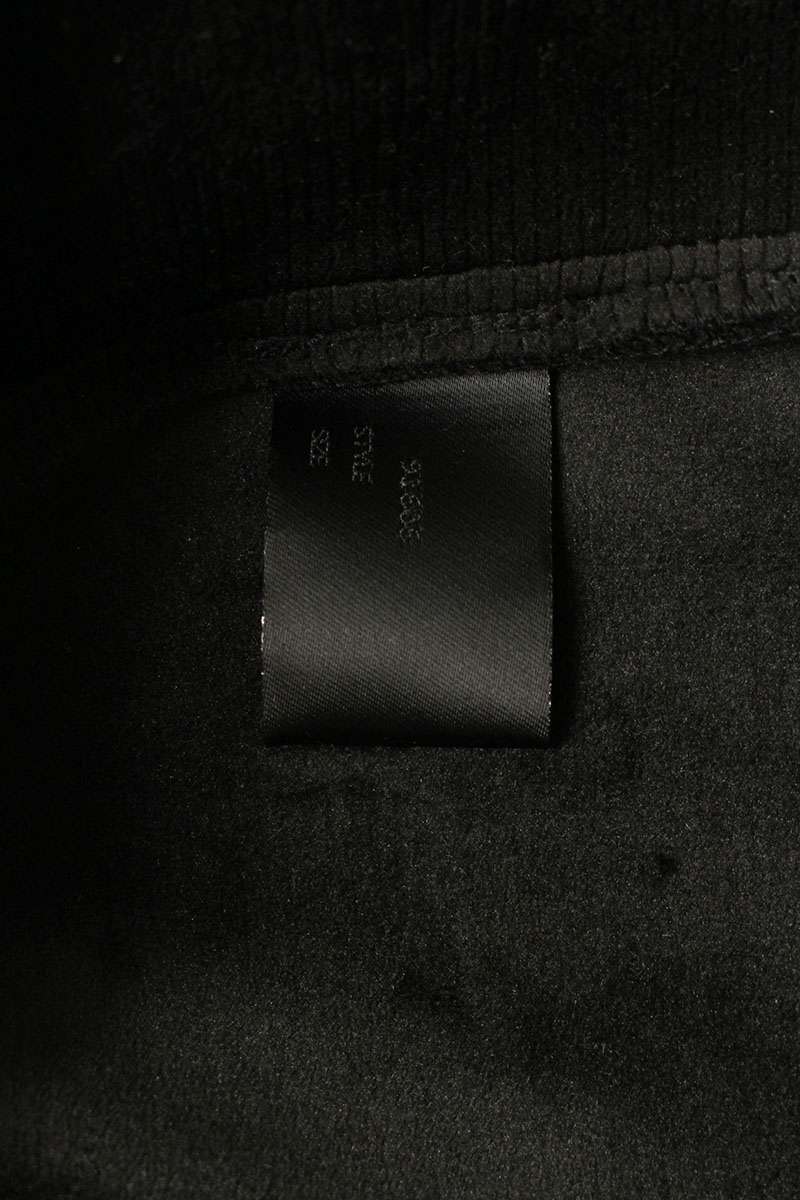 N.HOOLYWOOD Black Corduroy Track Jacket Size XXS