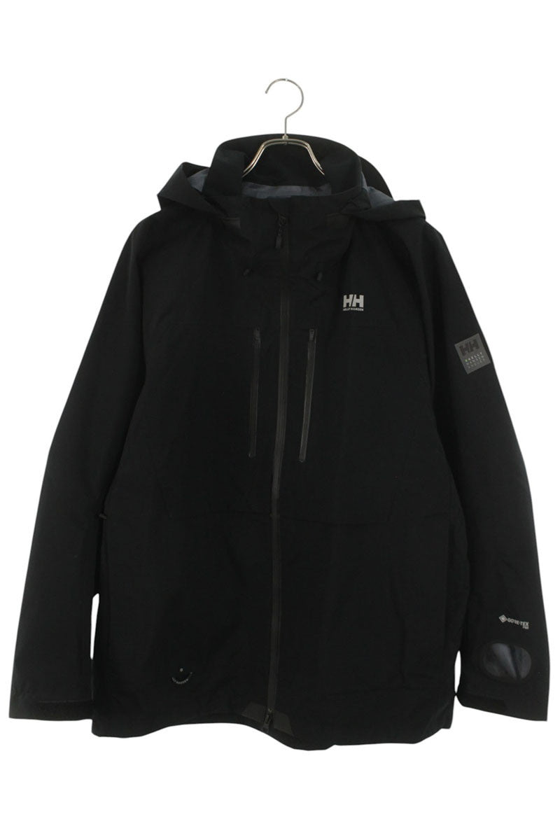 HELLY HANSEN Black Gore-Tex Zip Up Hooded Blouson Size XL