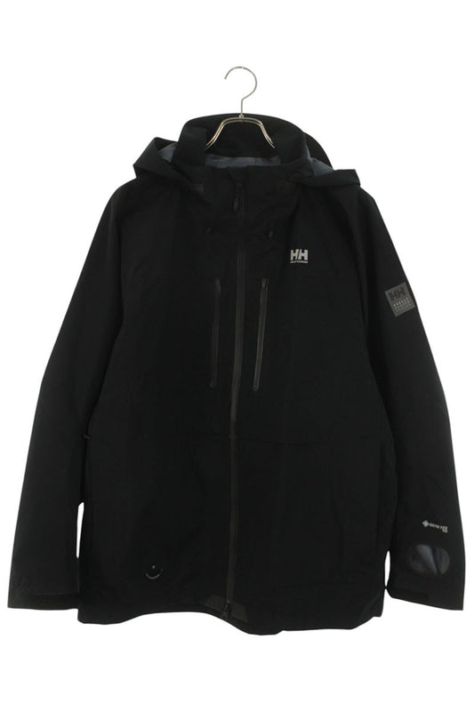 HELLY HANSEN Black Gore-Tex Zip Up Hooded Blouson Size XL