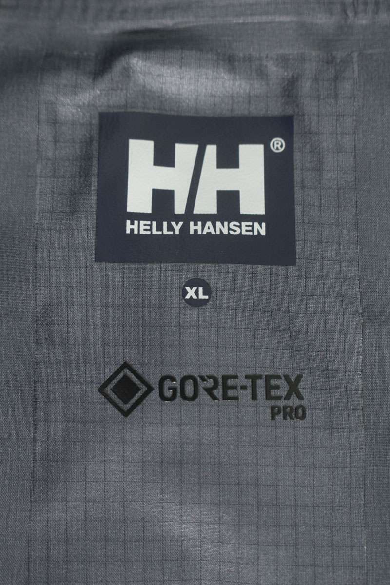 HELLY HANSEN Black Gore-Tex Zip Up Hooded Blouson Size XL