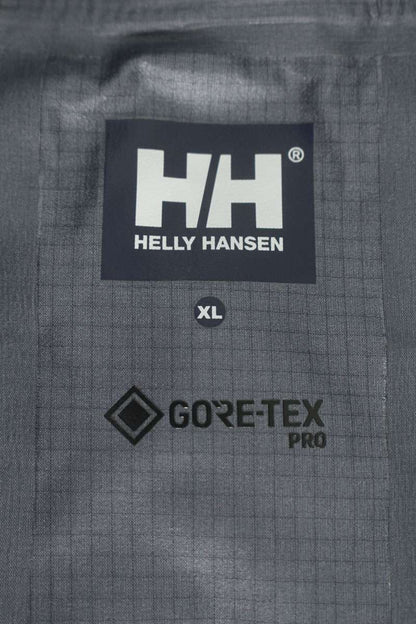 HELLY HANSEN Black Gore-Tex Zip Up Hooded Blouson Size XL