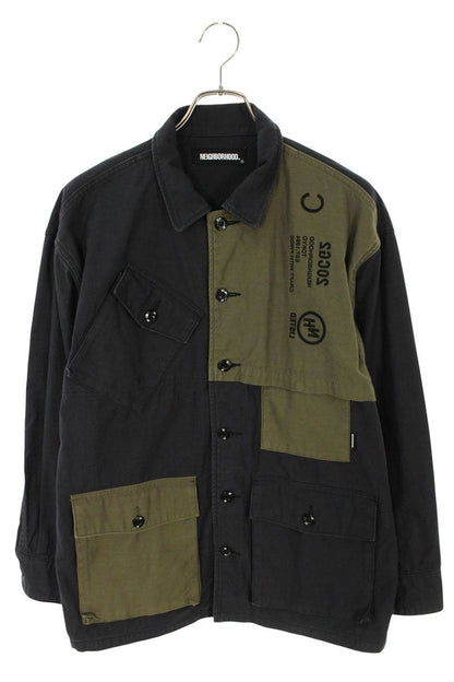 Neighborhood 20AW Blouson Green x Black Size S