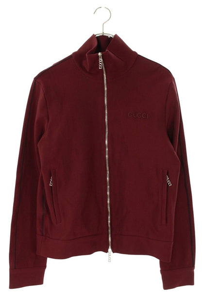 GUCCI Red Technical Jersey Track Jacket Size S