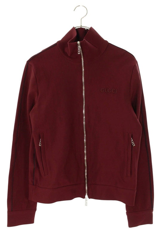 GUCCI Red Technical Jersey Track Jacket Size S