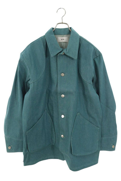 no.number 22FW Green Denim Coverall Jacket Size M