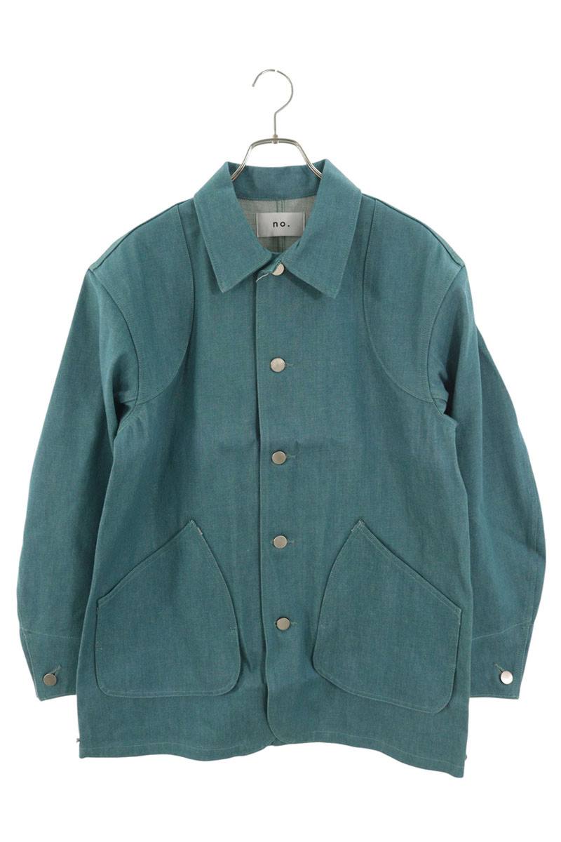 no.number 22FW Green Denim Coverall Jacket Size S