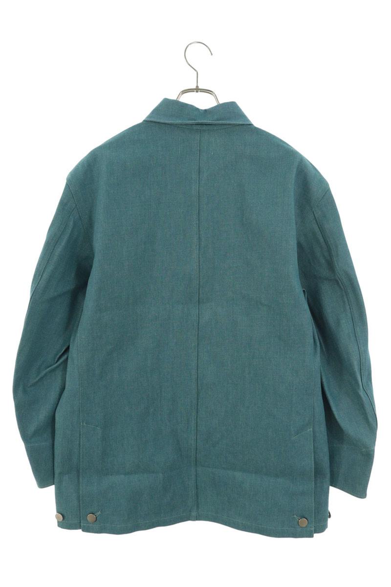 no.number 22FW Green Denim Coverall Jacket Size S
