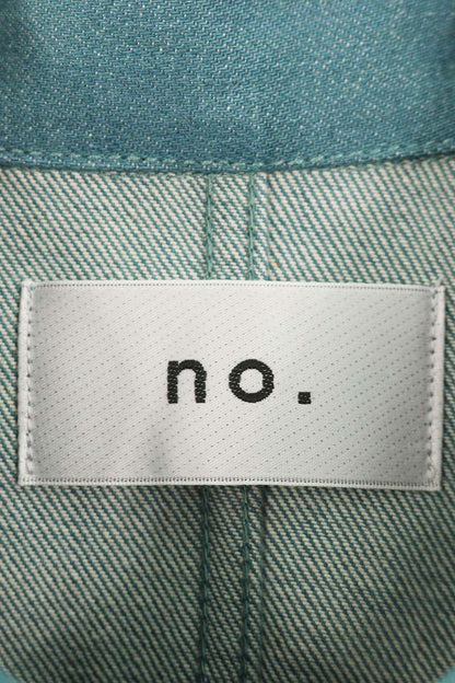 no.number 22FW Green Denim Coverall Jacket Size S