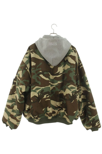 VETEMENTS 22AW Camo Hooded Bomber Jacket Multi Size S