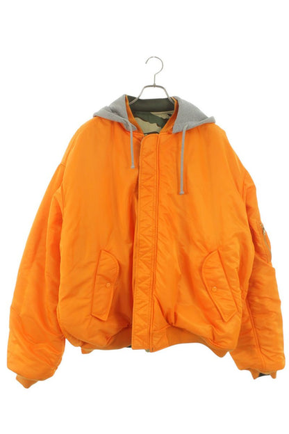 VETEMENTS 22AW Camo Hooded Bomber Jacket Multi Size S