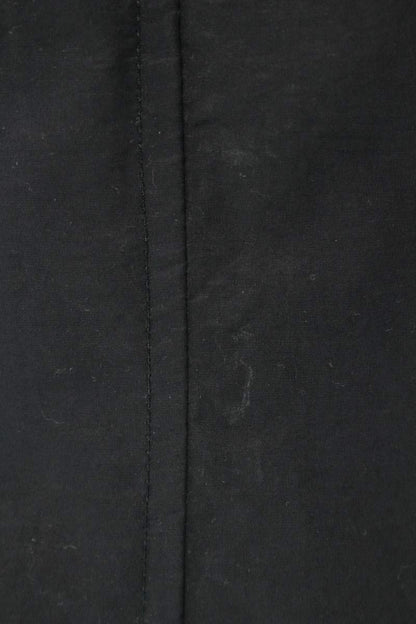 Vetements Care label-detail shell hooded jacket Zip Up Blouson Black Size M