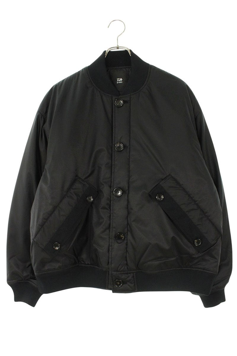 D-VEC Nylon Flight Jacket Black Size L