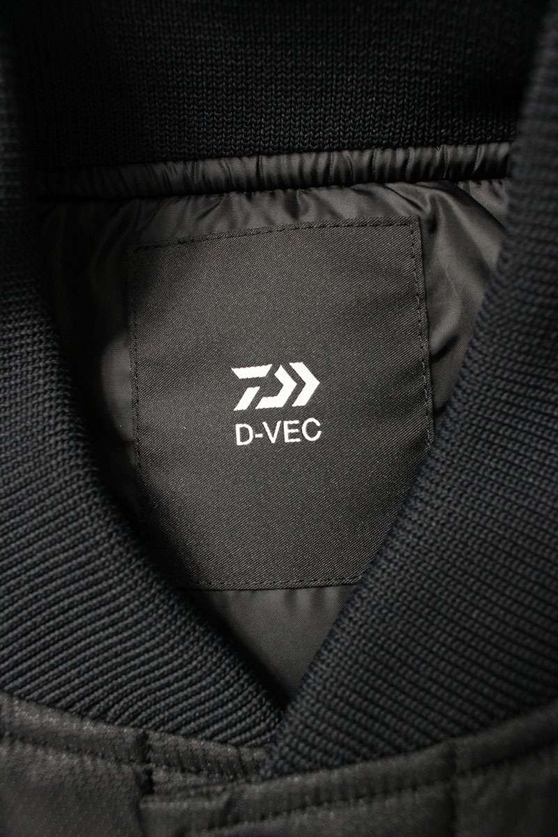 D-VEC Nylon Flight Jacket Black Size L
