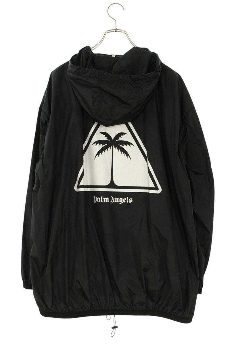 Palm Angels Logo Zip Up Blouson Black Size M
