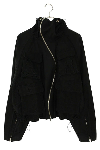 FFF POSTAL SERVICE Aire Curved Zip Jacket Black Size L