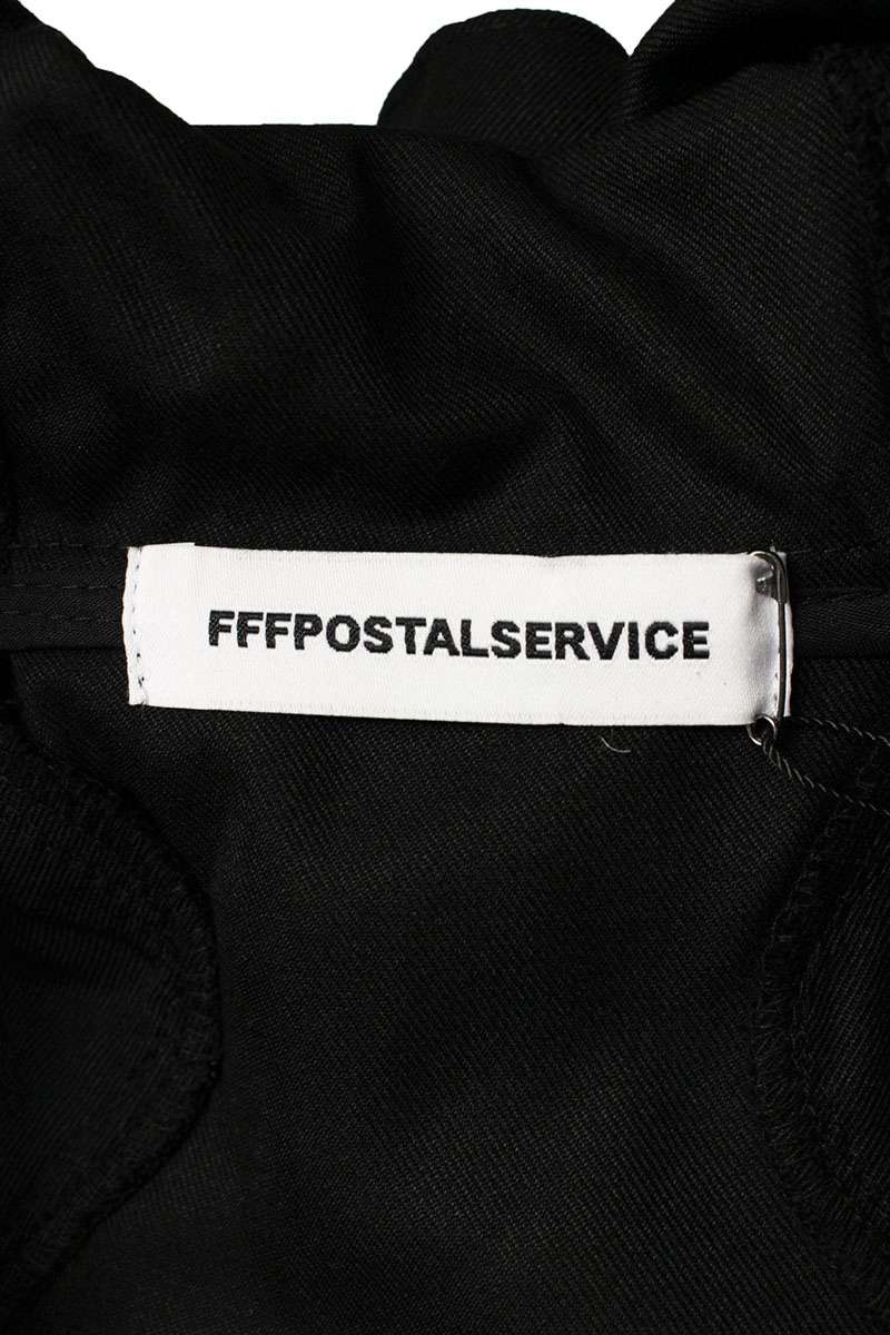 FFF POSTAL SERVICE Aire Curved Zip Jacket Black Size L