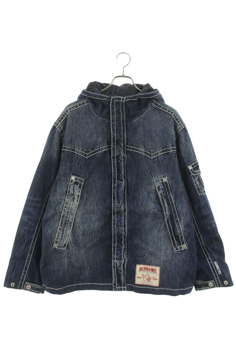 SUPREME 22AW True Religion GORE-TEX Jacket blue Size L