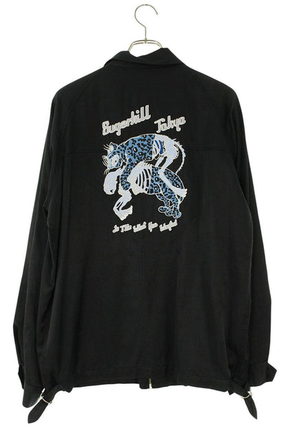 SUGARHILL 19AW Rayon Sukajan Blouson Black Size M