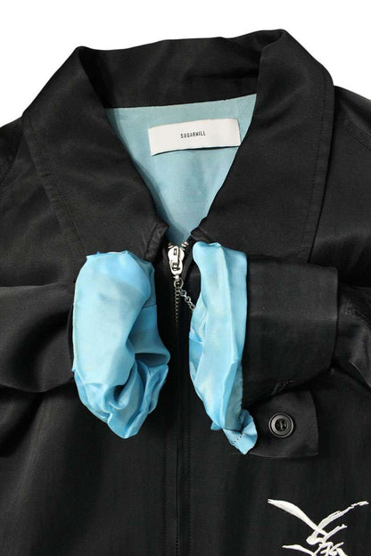 SUGARHILL 19AW Rayon Sukajan Blouson Black Size M