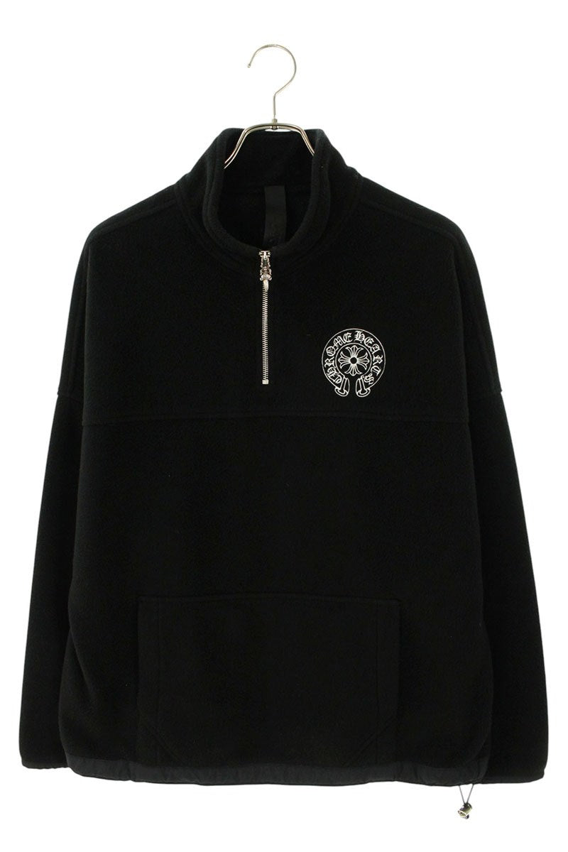 Chrome Hearts Dagger Half-Zip Fleece Pullover Jacket Size L