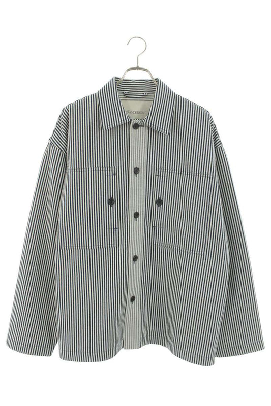 JW Anderson Striped Blouson White x Blue Size XS
