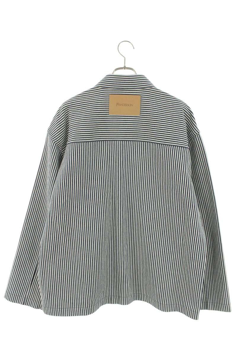 JW Anderson Striped Blouson White x Blue Size XS