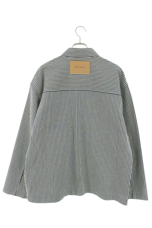 JW Anderson Striped Blouson White x Blue Size XS
