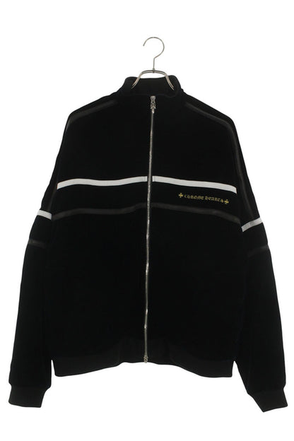 Chrome Hearts VELVET TRACKSUIT JACKET Navy Size L