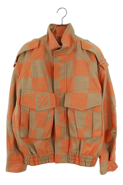 LOUISVUITTON 21SS Damier Hooded Blouson Multi Size L