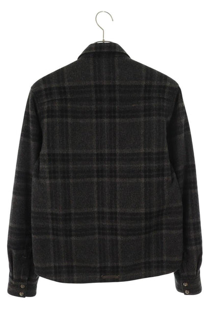 Chrome Hearts CPO Jacket Cross Patch Quilted Check Size S