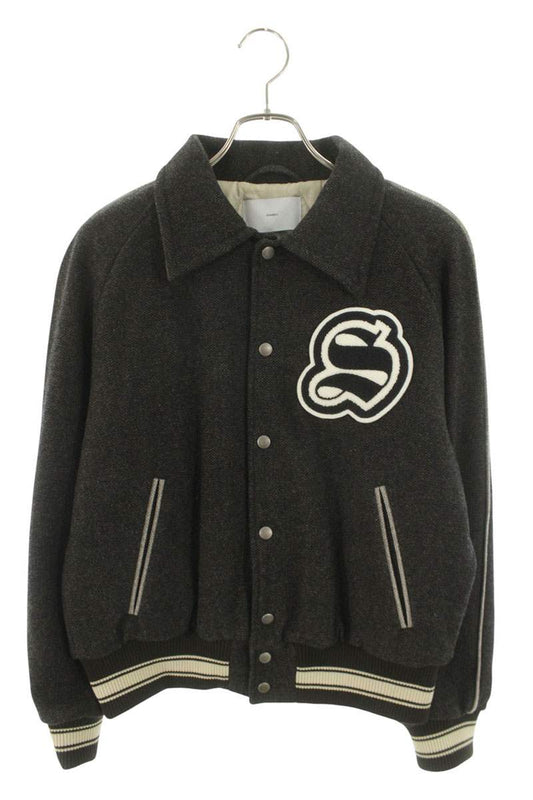 SUGARHILL 23AW Wool Stadium Jacket Gray Size M