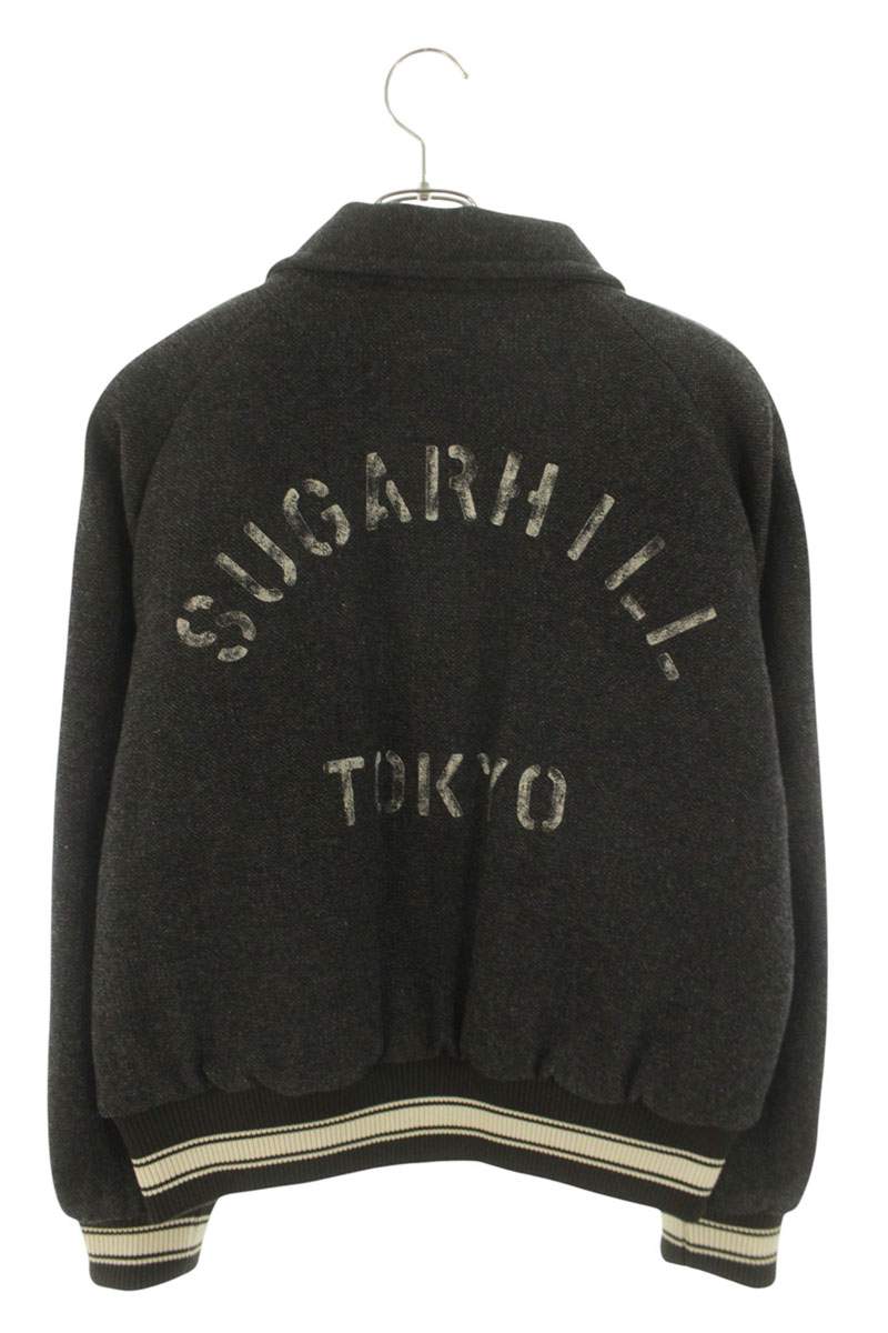 SUGARHILL 23AW Wool Stadium Jacket Gray Size M