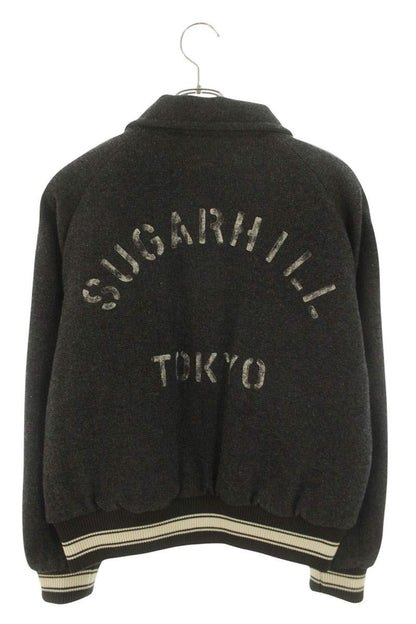 SUGARHILL 23AW Wool Stadium Jacket Gray Size M