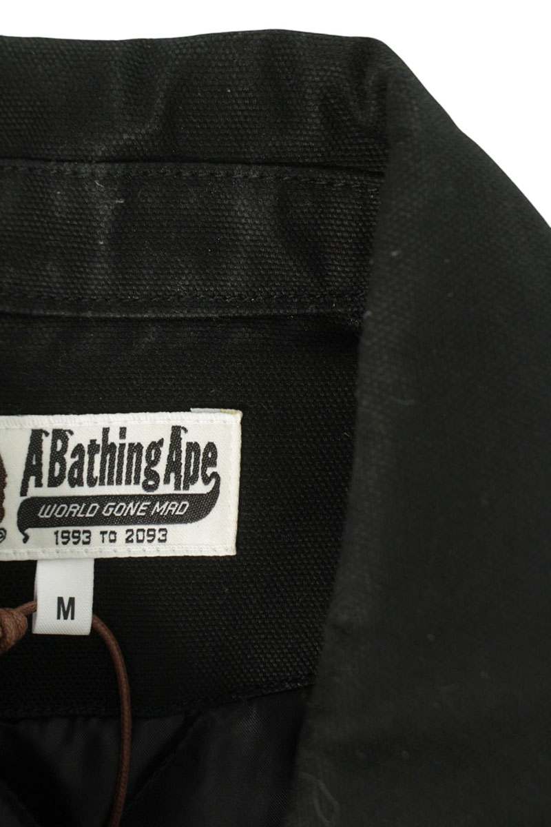 Bape Logo Embroidered Jacket Black Size M