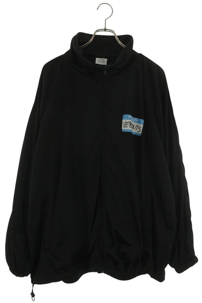 Vetements Logo Blouson Black Size M