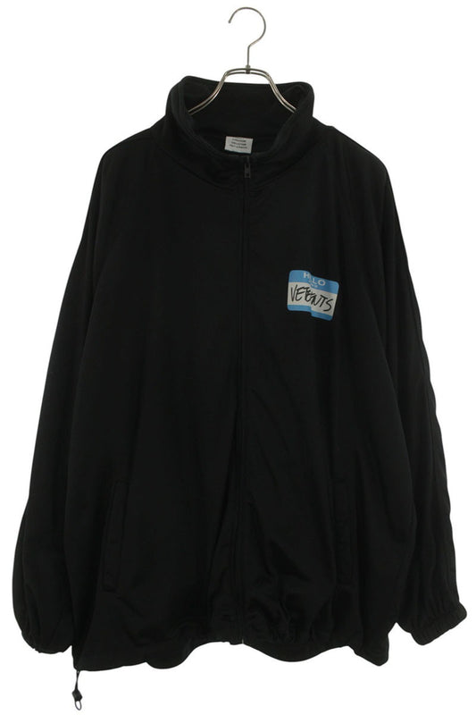 Vetements Logo Blouson Black Size M
